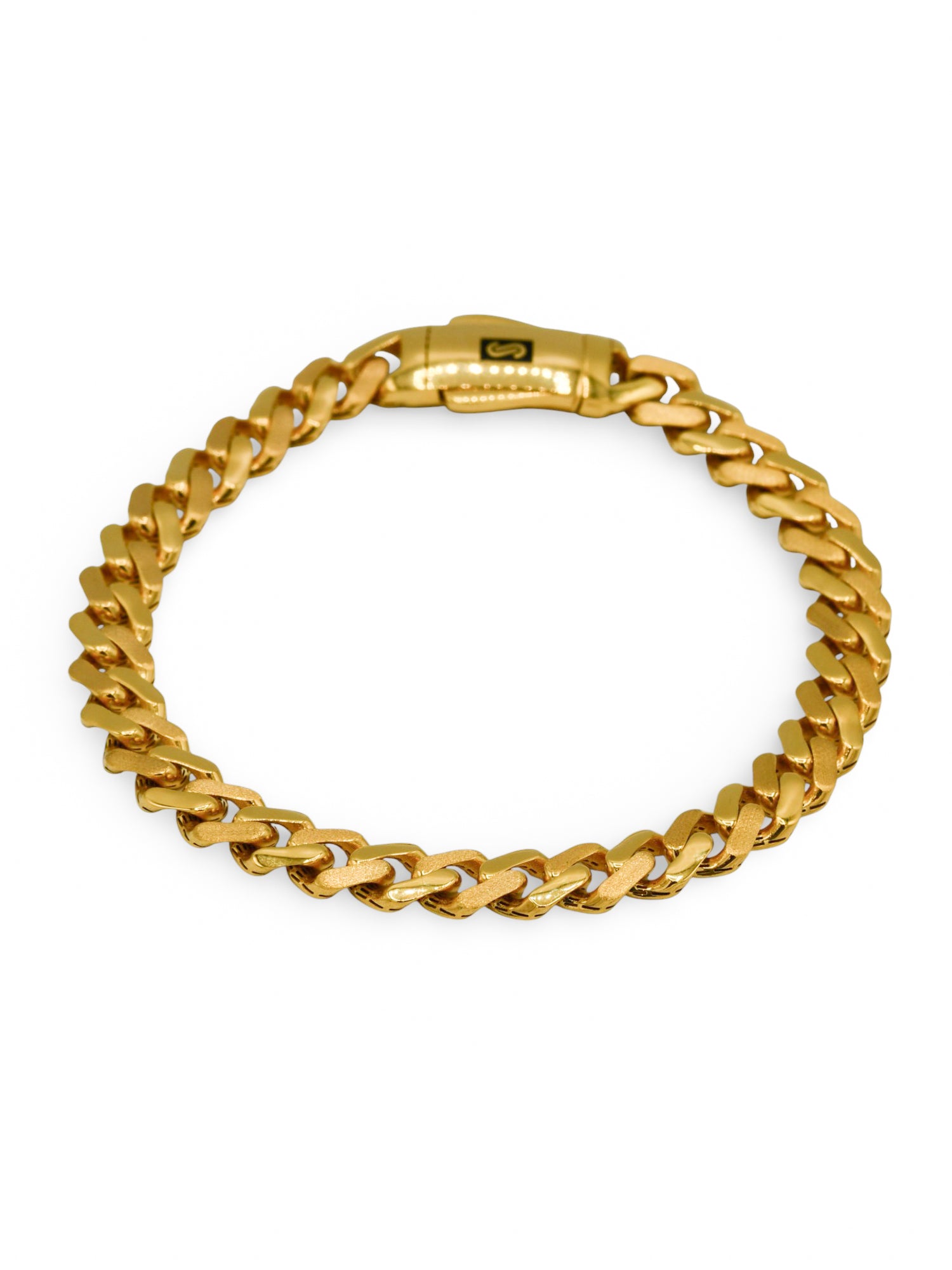 22Ct Gold Hollow Curb Monaca Bracelet