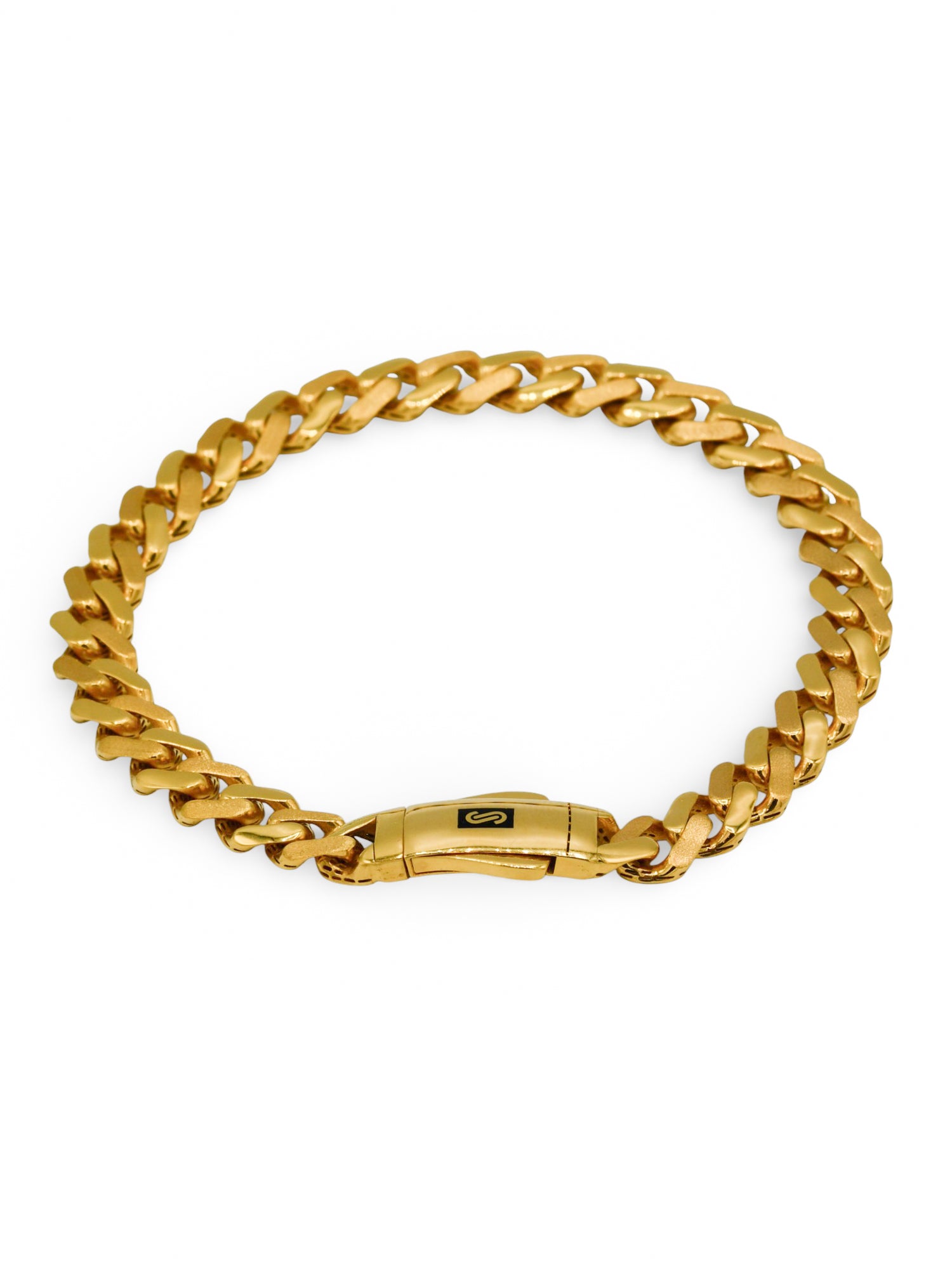 22Ct Gold Hollow Curb Monaca Bracelet