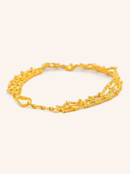 22ct Gold Bracelet 3 Layers
