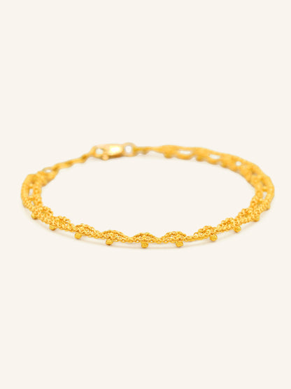 22ct Gold Bracelet 2 Layers