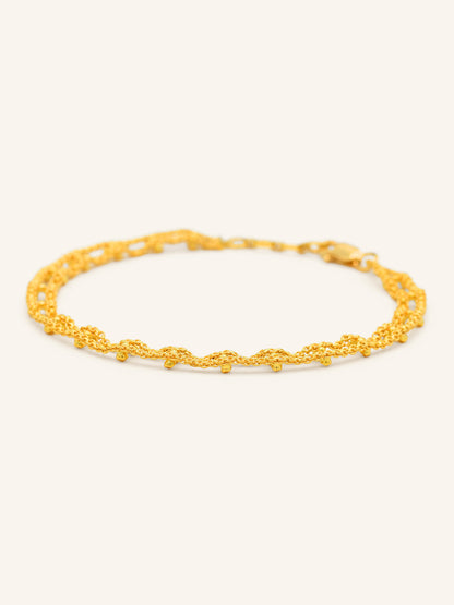 22ct Gold Bracelet 2 Layers