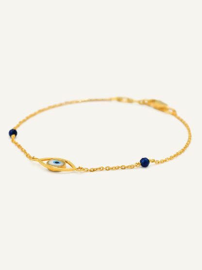 22ct Gold Evil Eye Bracelet