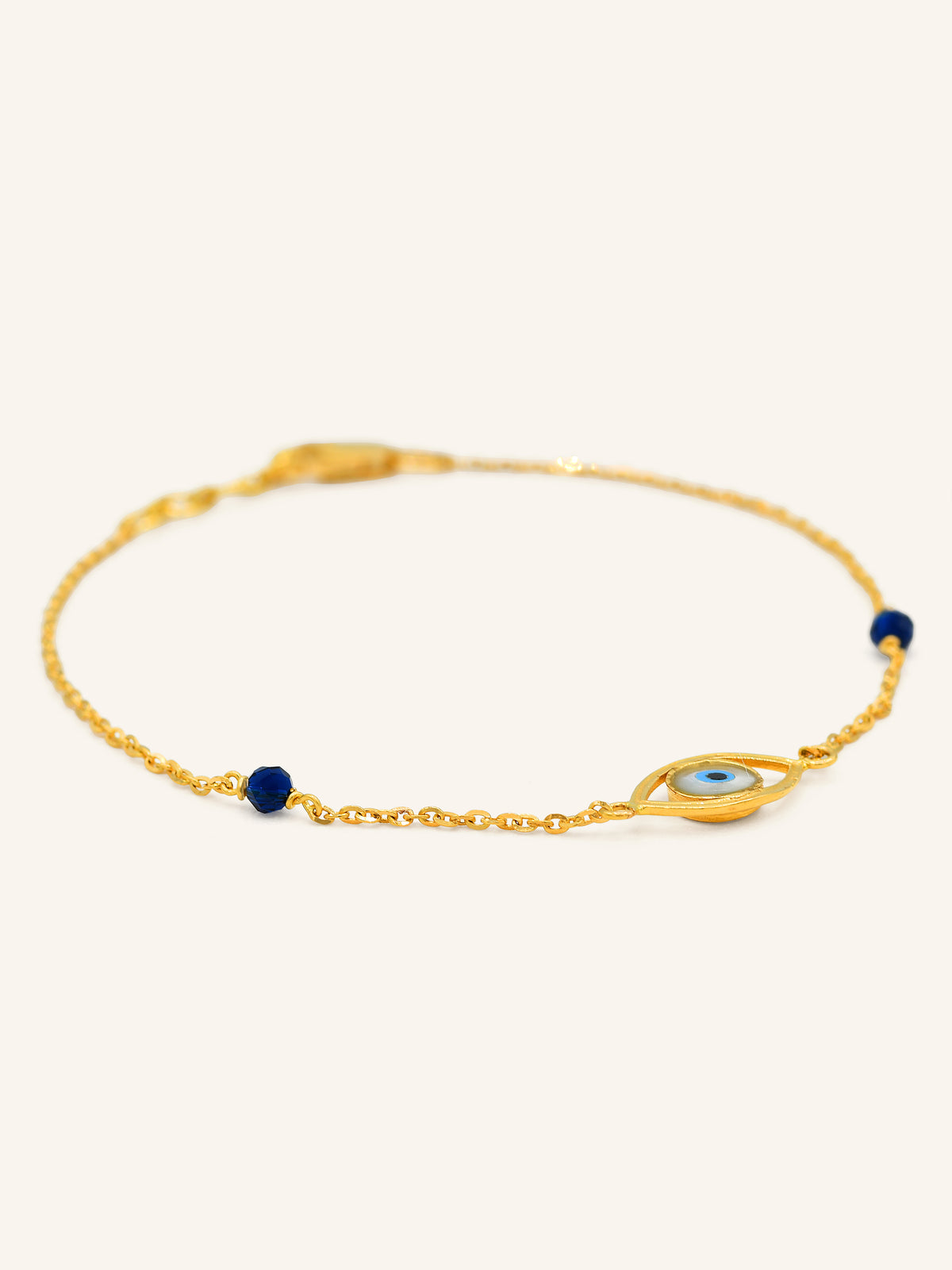 22ct Gold Evil Eye Bracelet