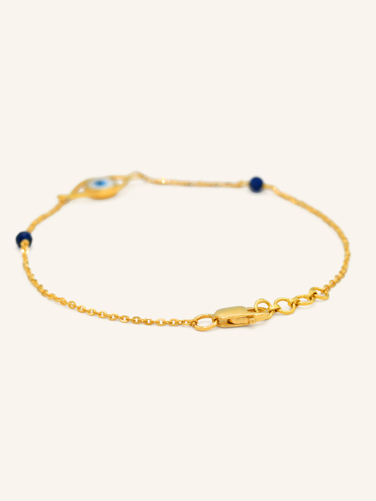 22ct Gold Evil Eye Bracelet
