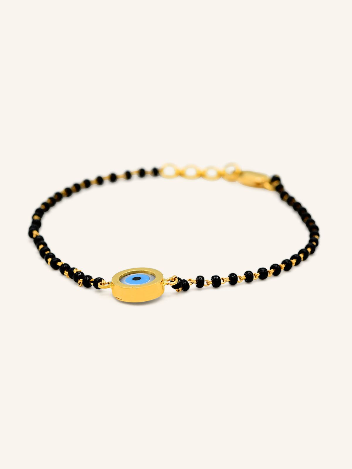22ct Gold Evil Eye B/B Bracelet