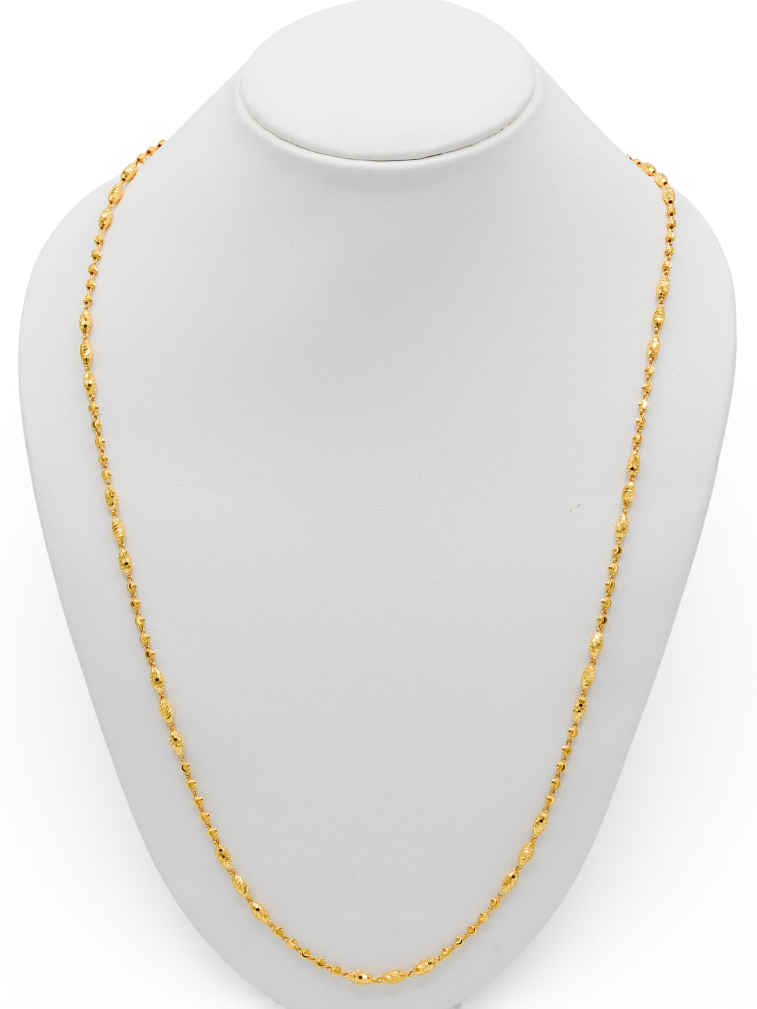 22Ct Gold Ball Fancy Chain