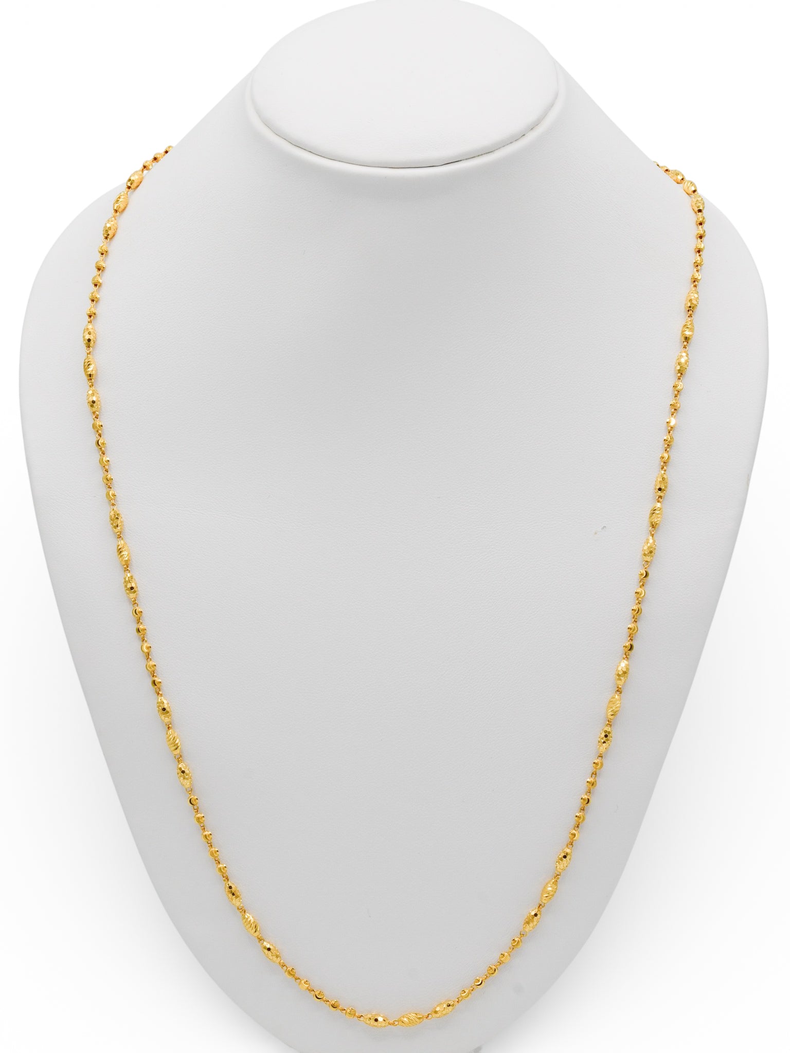 22Ct Gold Ball Fancy Chain