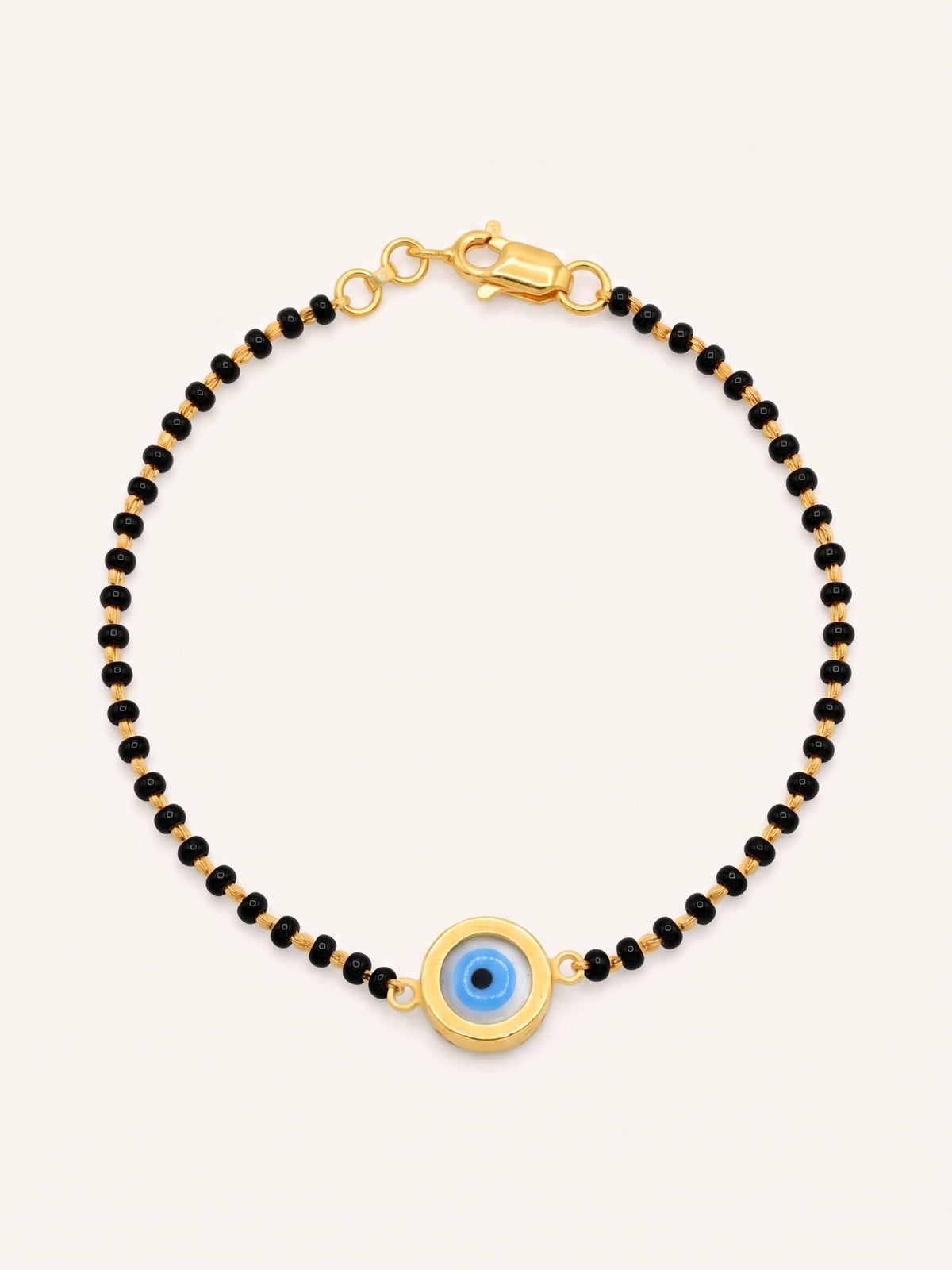 22ct Gold Evil Eye B/B Bracelet
