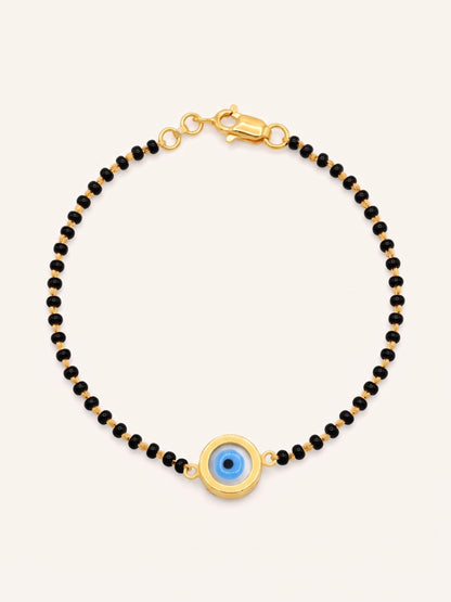 22ct Gold Evil Eye B/B Bracelet