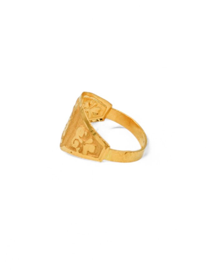 22ct Gold Om Baby Ring