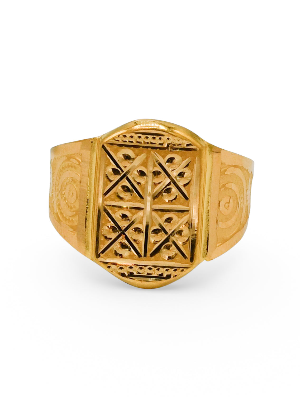 22Ct Gold Mens Ring - Roop Darshan