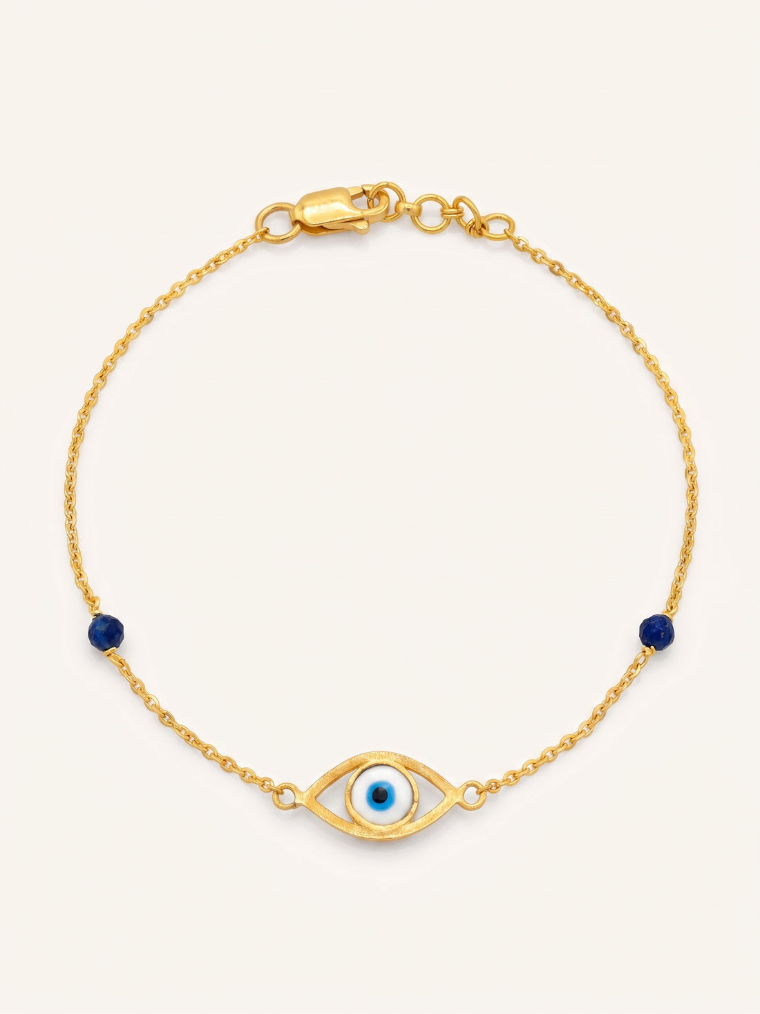 22ct Gold Evil Eye Bracelet