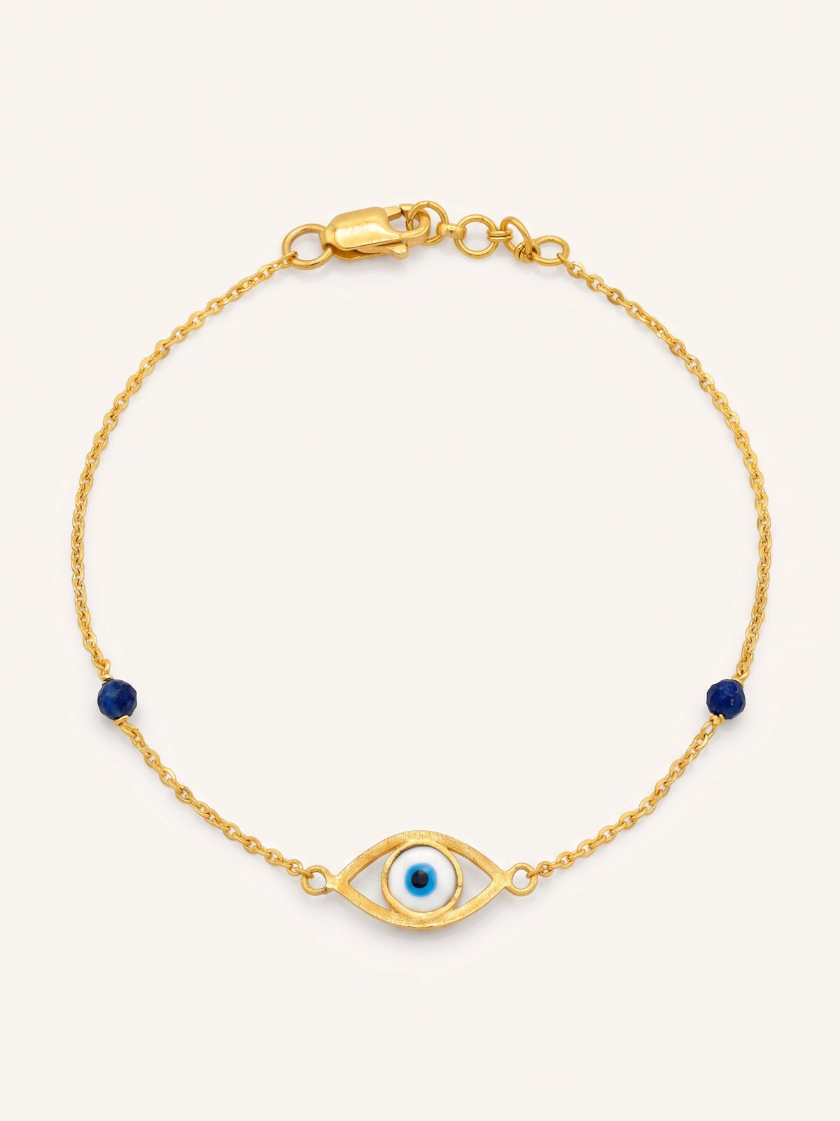 22ct Gold Evil Eye Bracelet