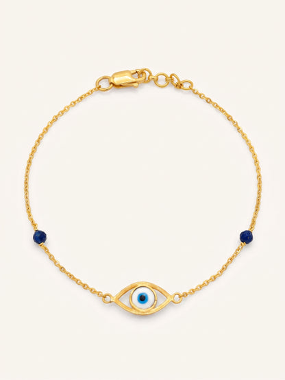 22ct Gold Evil Eye Bracelet