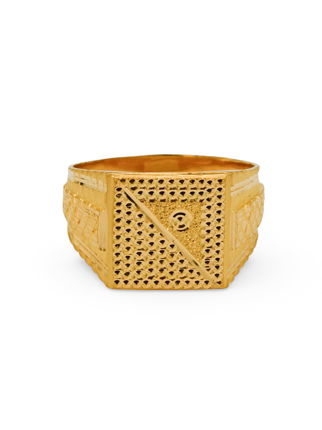 22Ct Gold Mens Ring - Roop Darshan