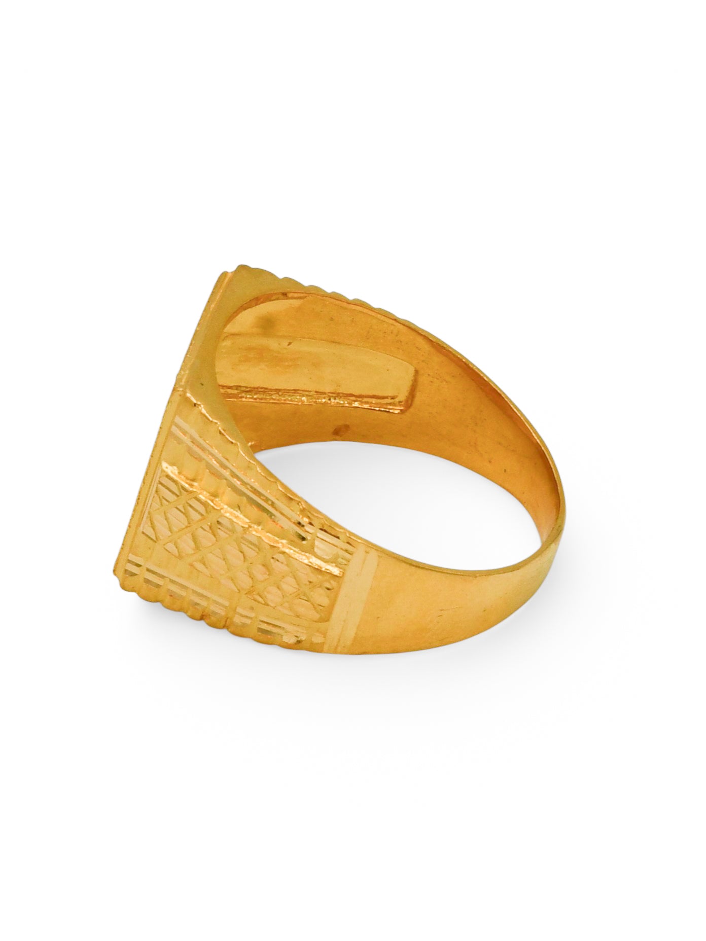 22Ct Gold Mens Ring - Roop Darshan