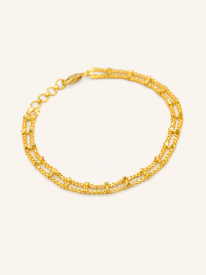 22ct Gold Bracelet 2 Layers