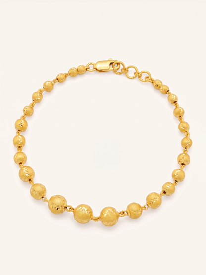 22ct Gold Ball Bracelet