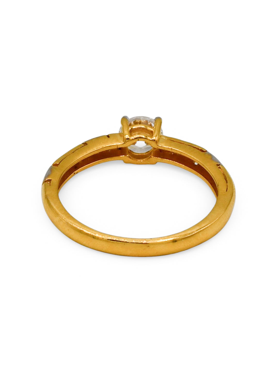 22Ct Gold CZ Ladies Ring
