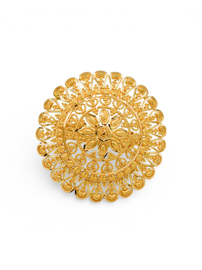 22Ct Gold Filigree Adjustable Ring