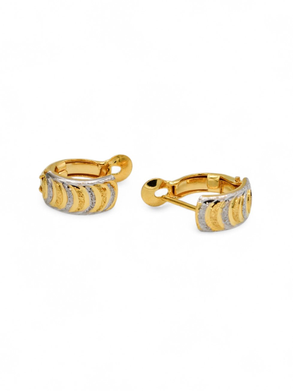 22ct Gold Two Tone Spring Bali