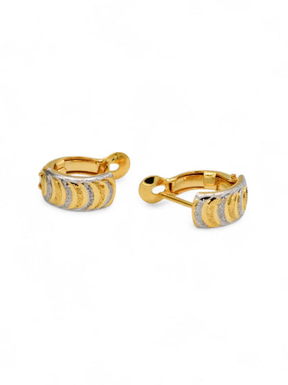 22ct Gold Two Tone Spring Bali