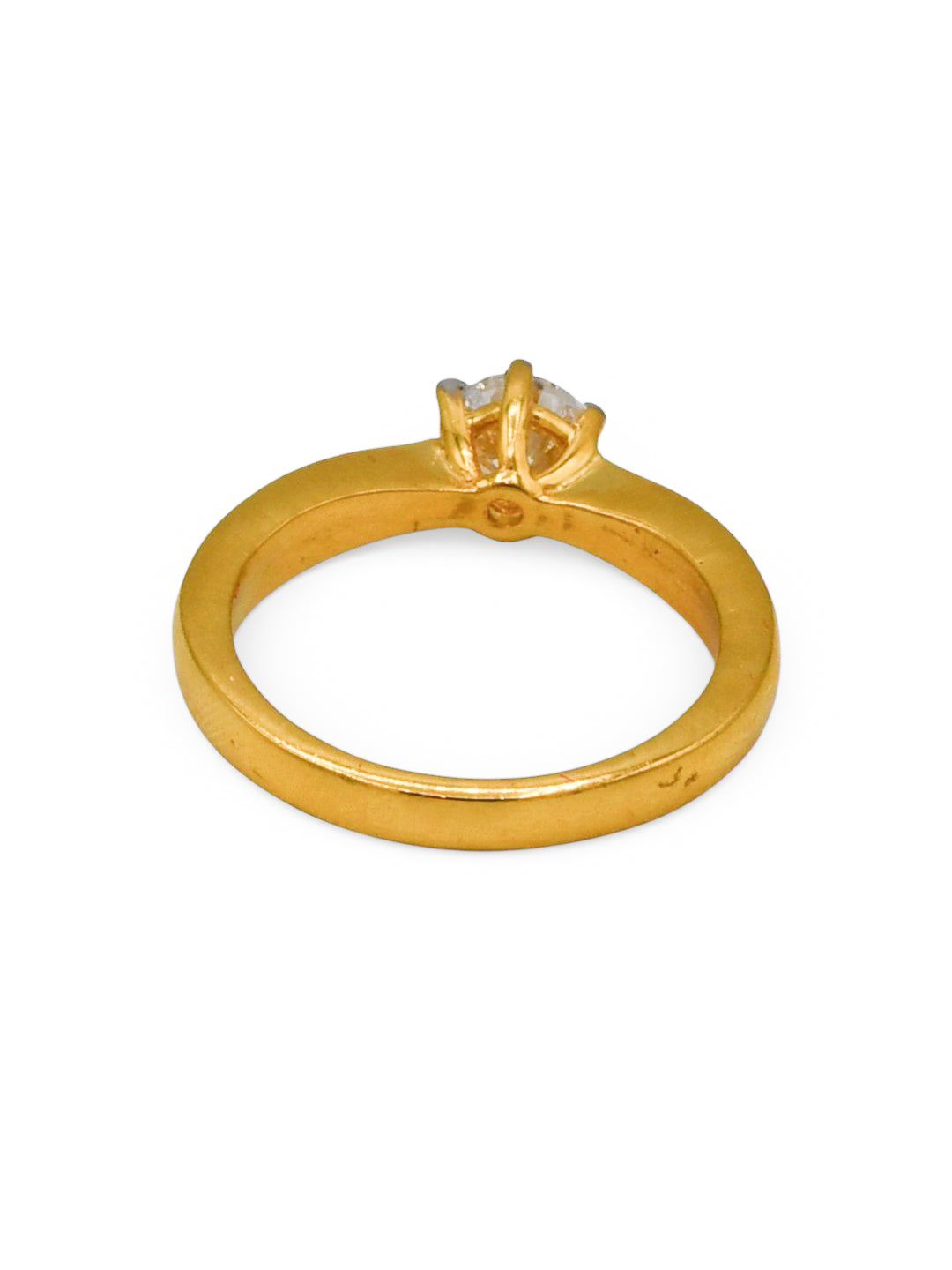 22Ct Gold CZ Ladies Ring