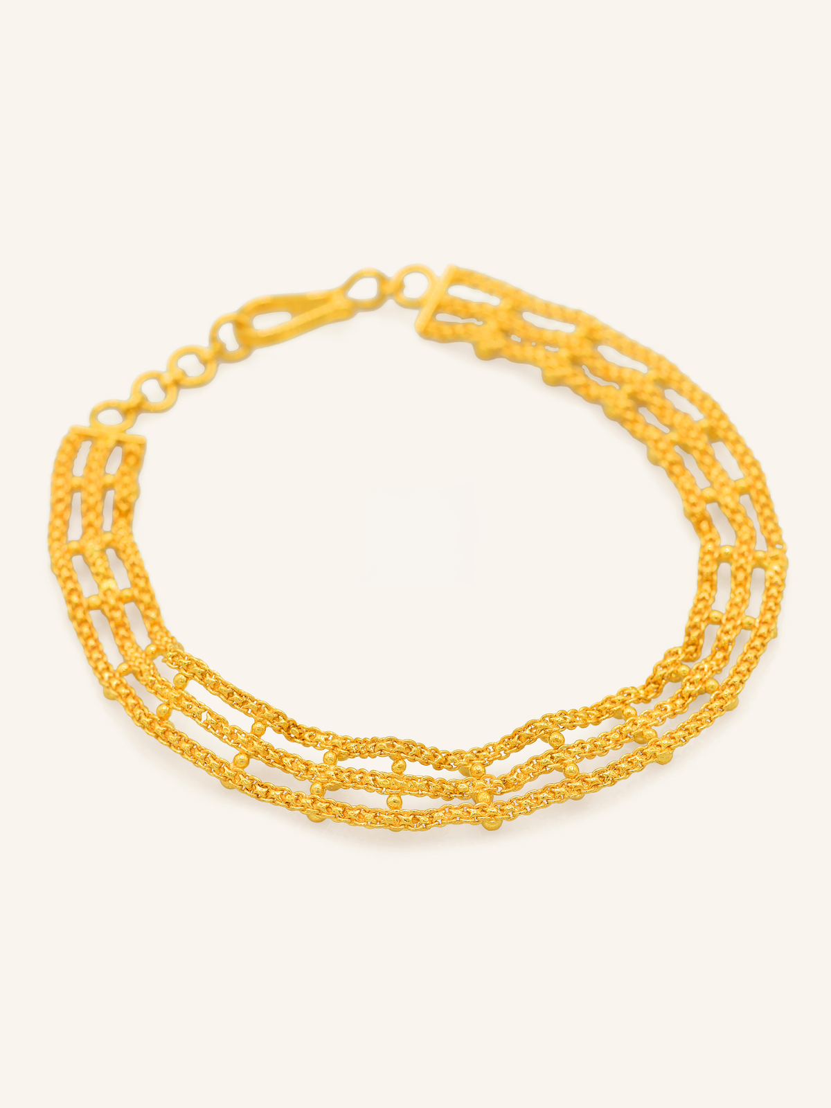 22ct Gold Bracelet 3 Layers