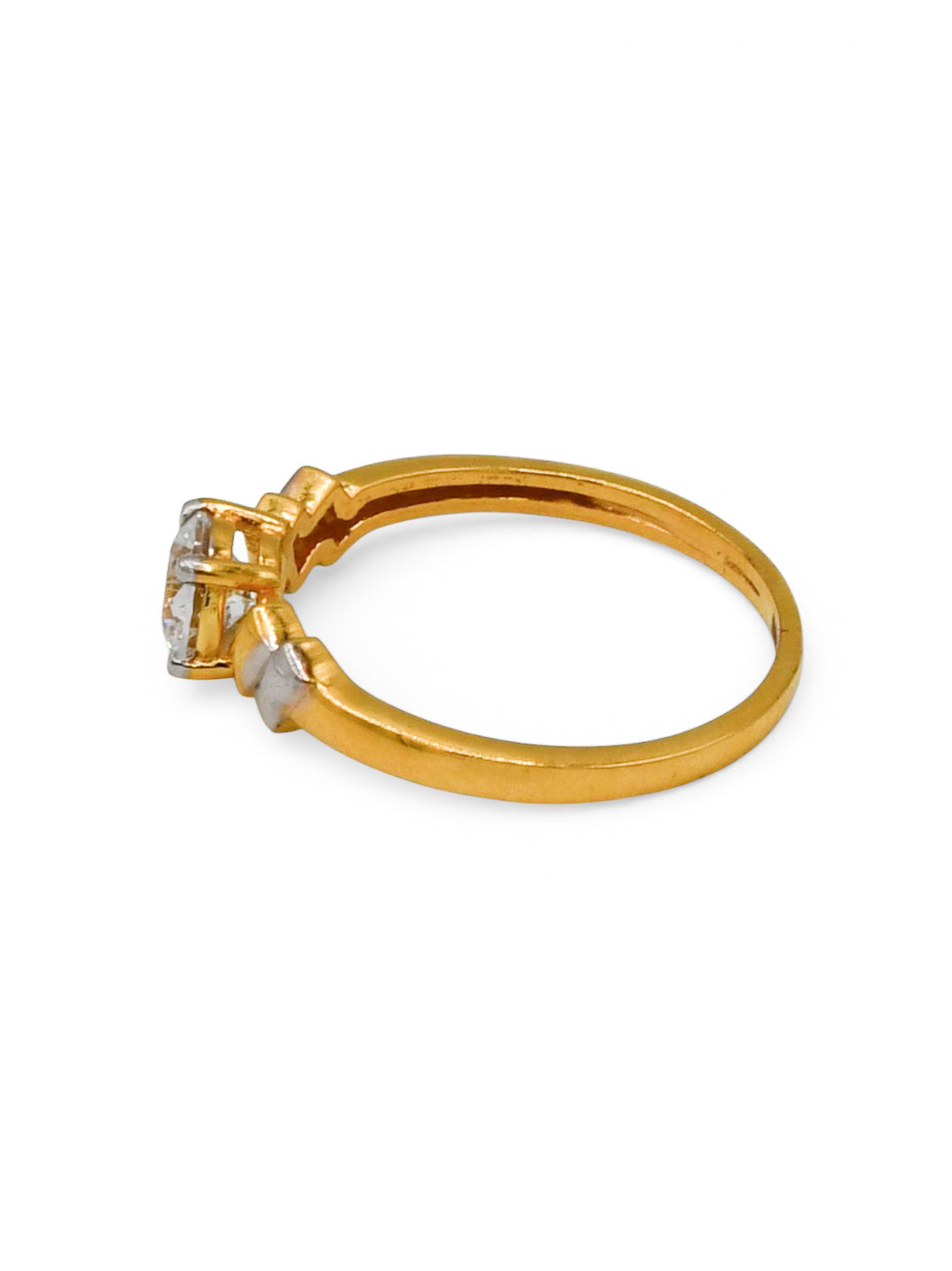 22Ct Gold CZ Ladies Ring