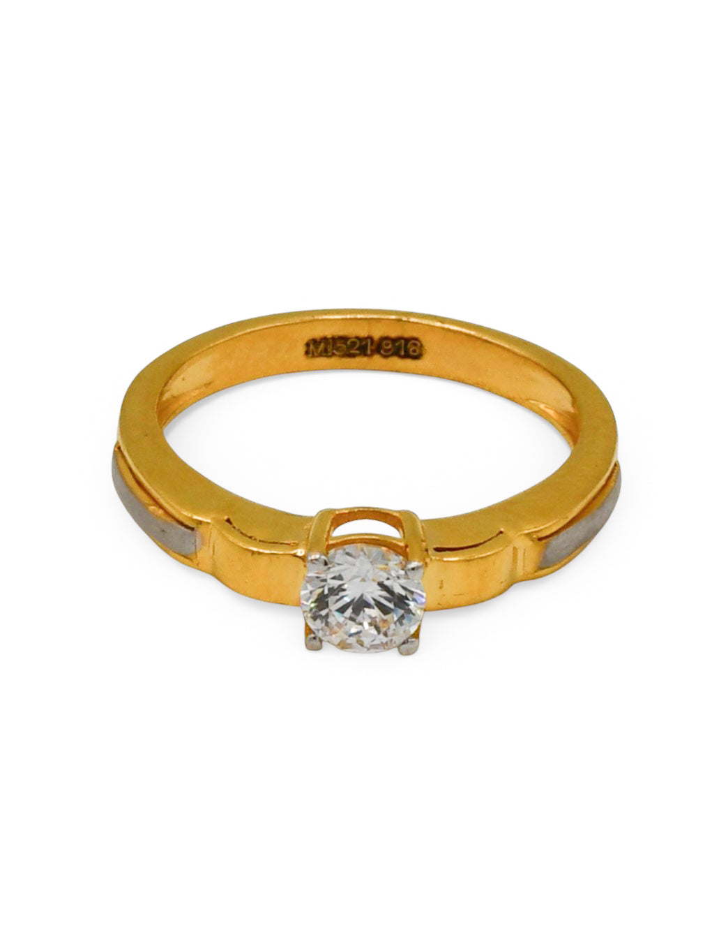 22Ct Gold CZ Ladies Ring