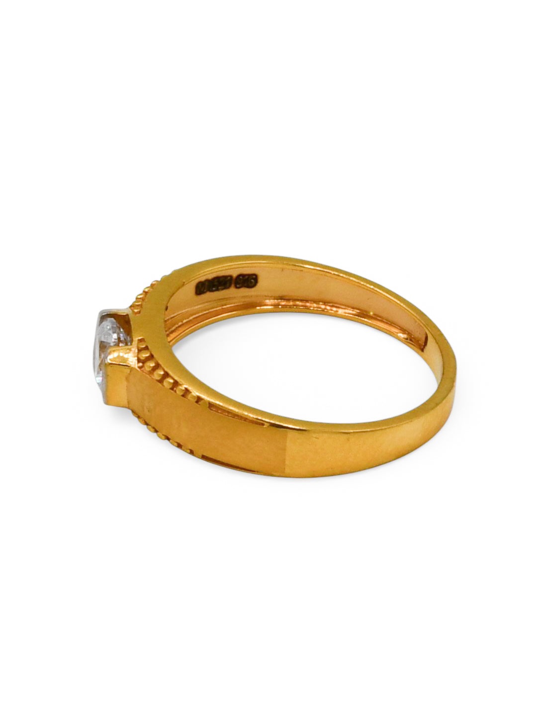 22Ct Gold CZ Ladies Ring