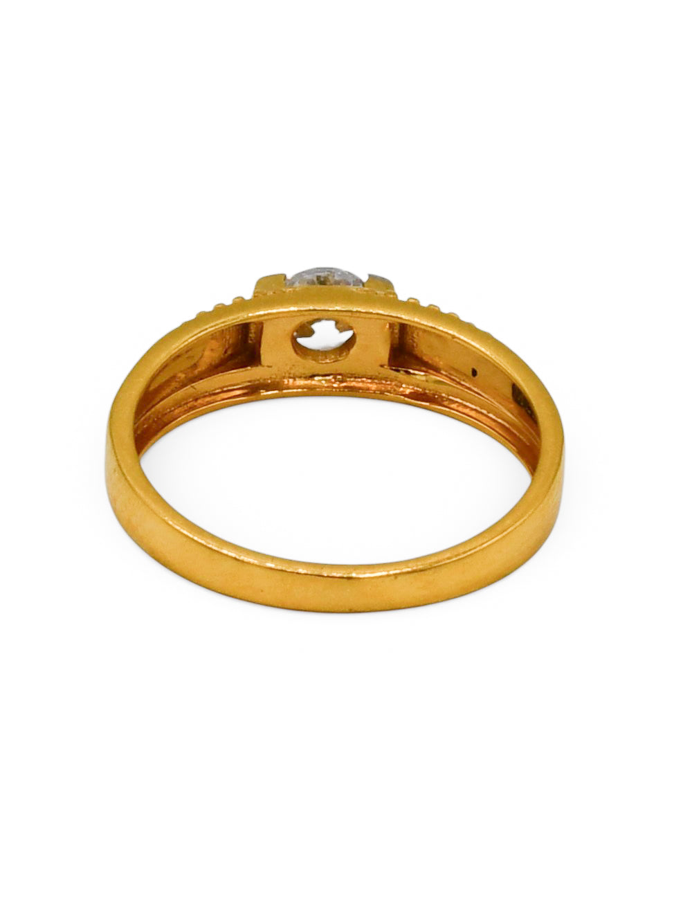 22Ct Gold CZ Ladies Ring