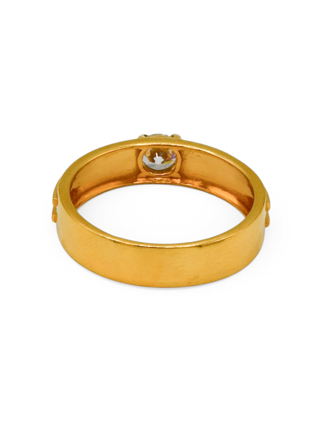 22Ct Gold CZ Ladies Ring