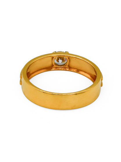 22Ct Gold CZ Ladies Ring
