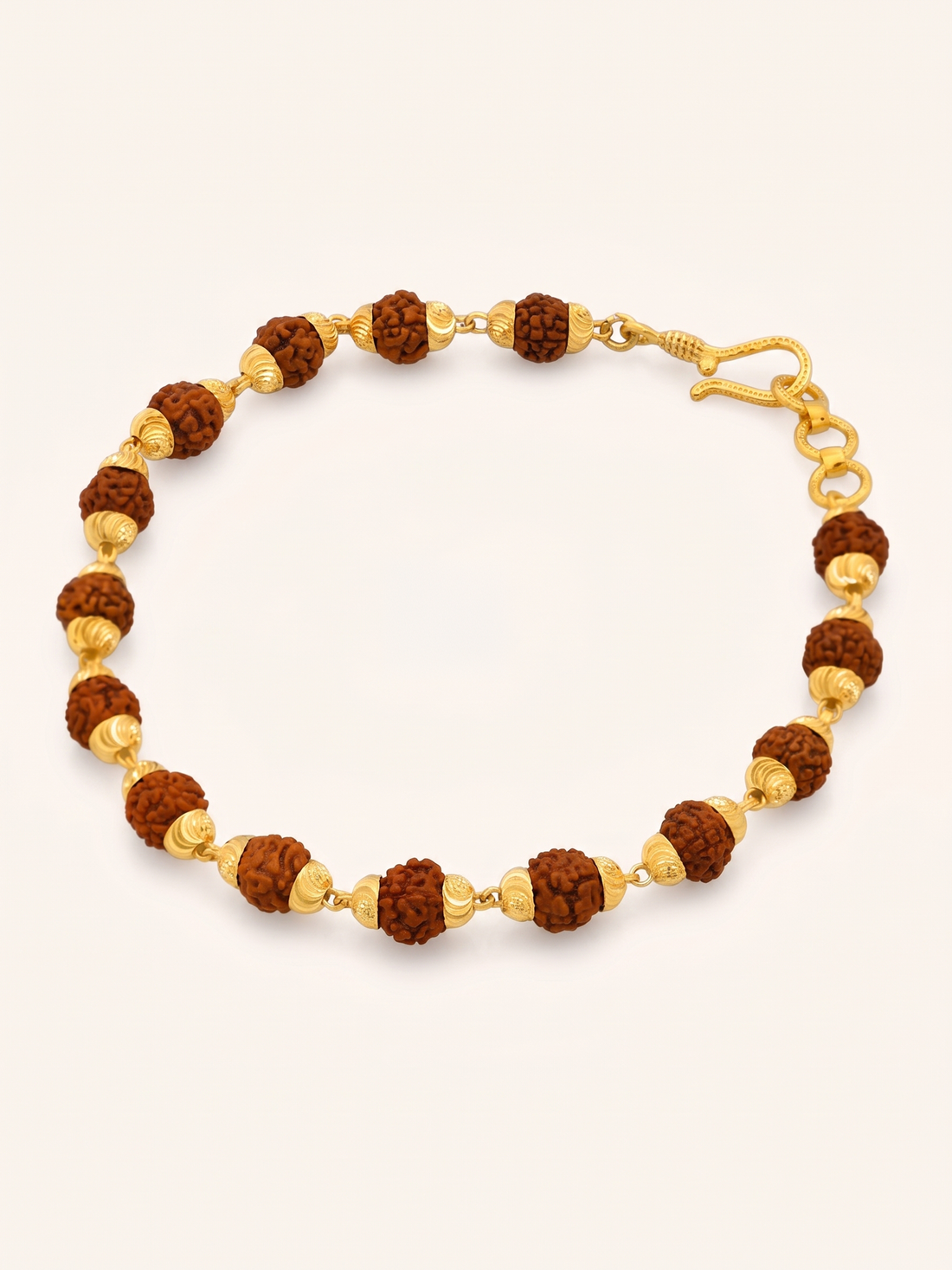 22ct Gold Rudraksha Bracelet