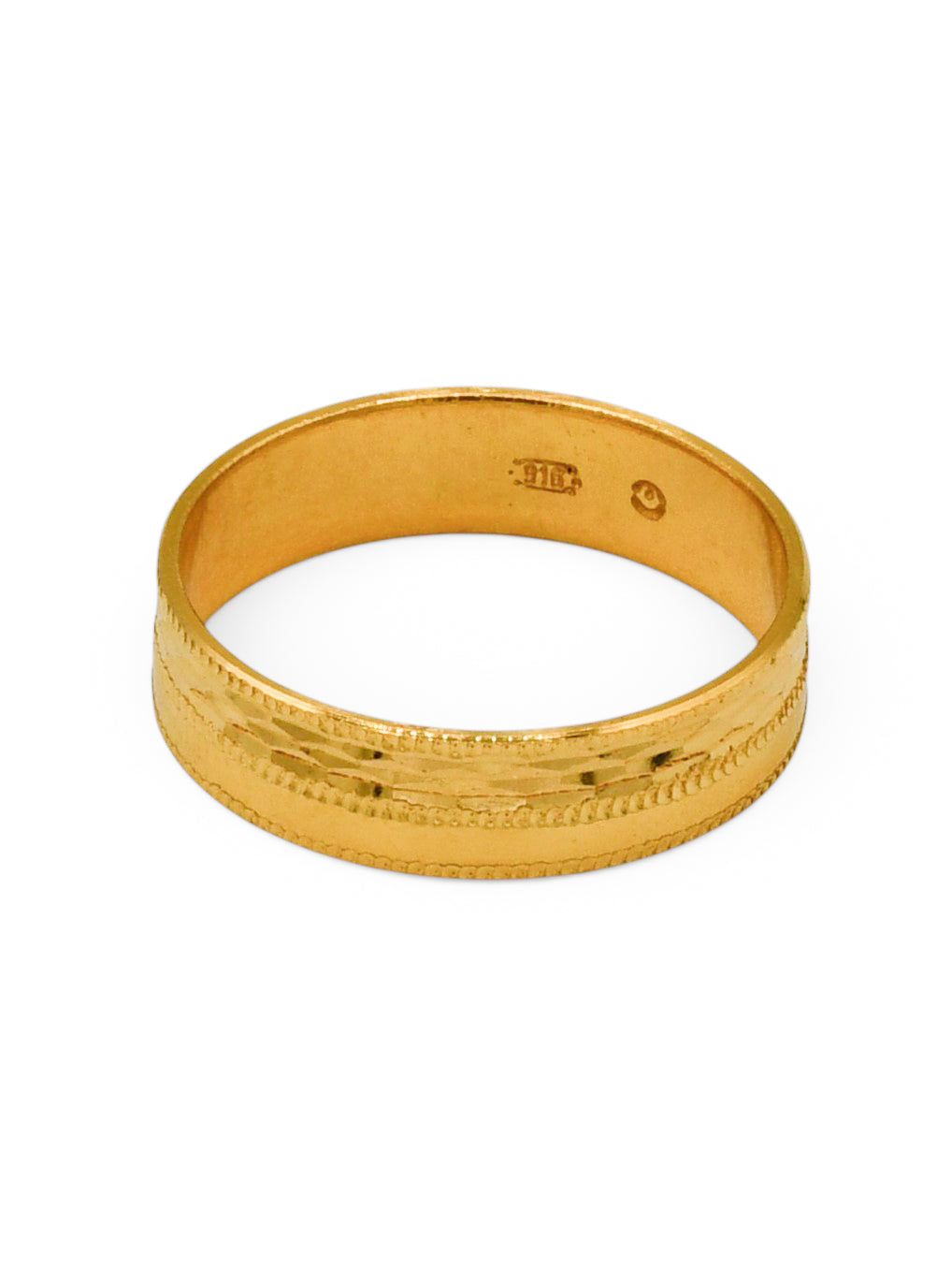 22Ct Gold Band Ring - Roop Darshan