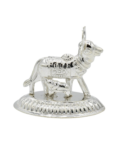 Silver Cow with Calf