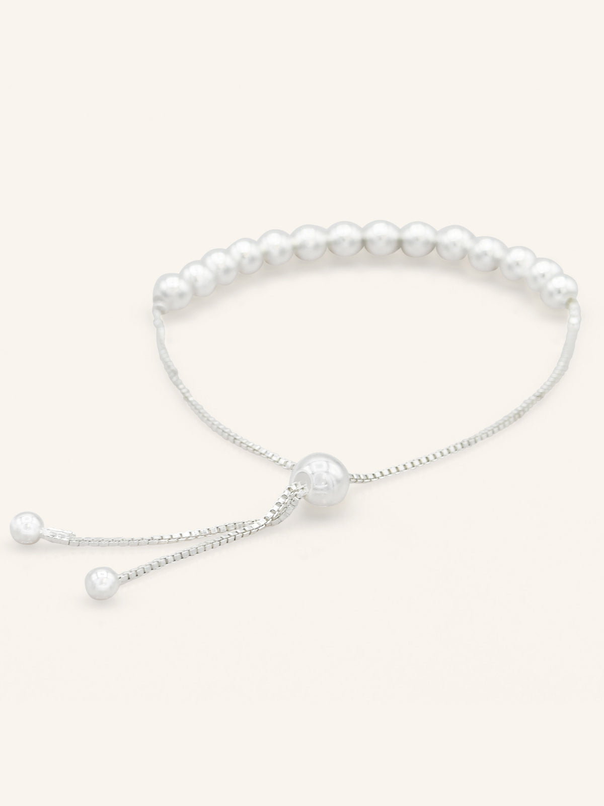 Sterling Silver Ball Stretch Bracelet