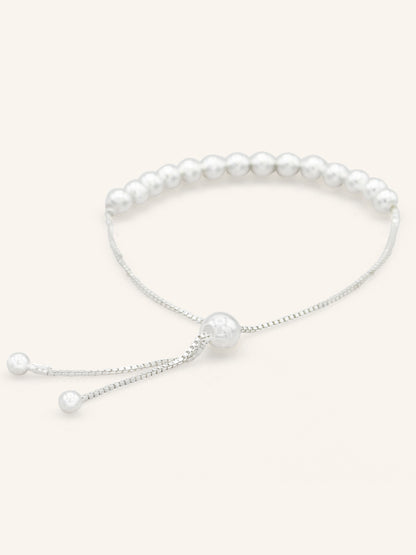Sterling Silver Ball Stretch Bracelet
