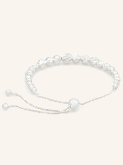 Sterling Silver Adjustable Fluted Bracelet