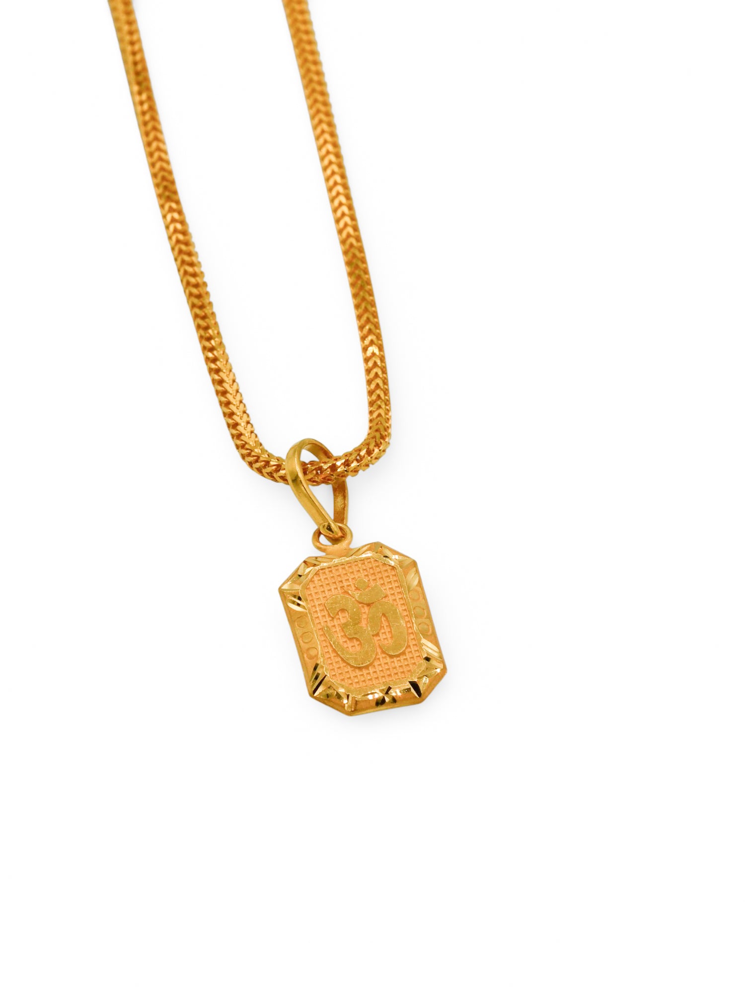 22Ct Gold Om Pendant