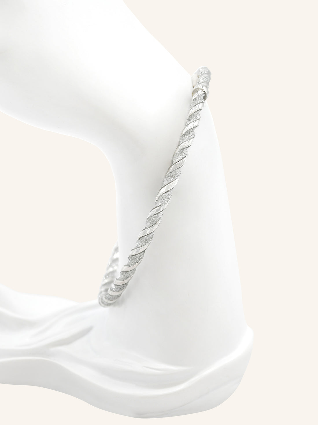 Sterling Silver Twisted Bangle