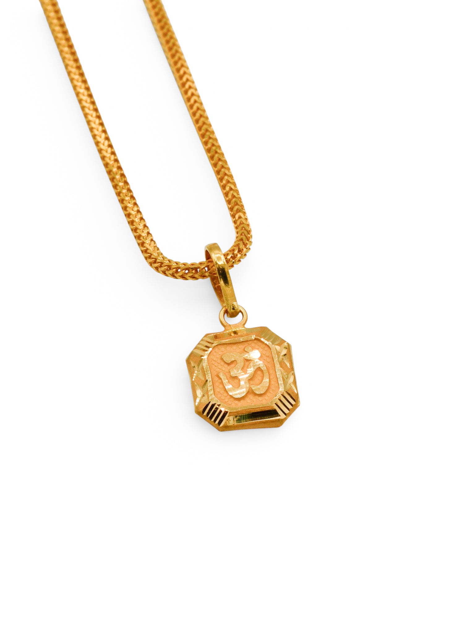 22Ct Gold Om Pendant