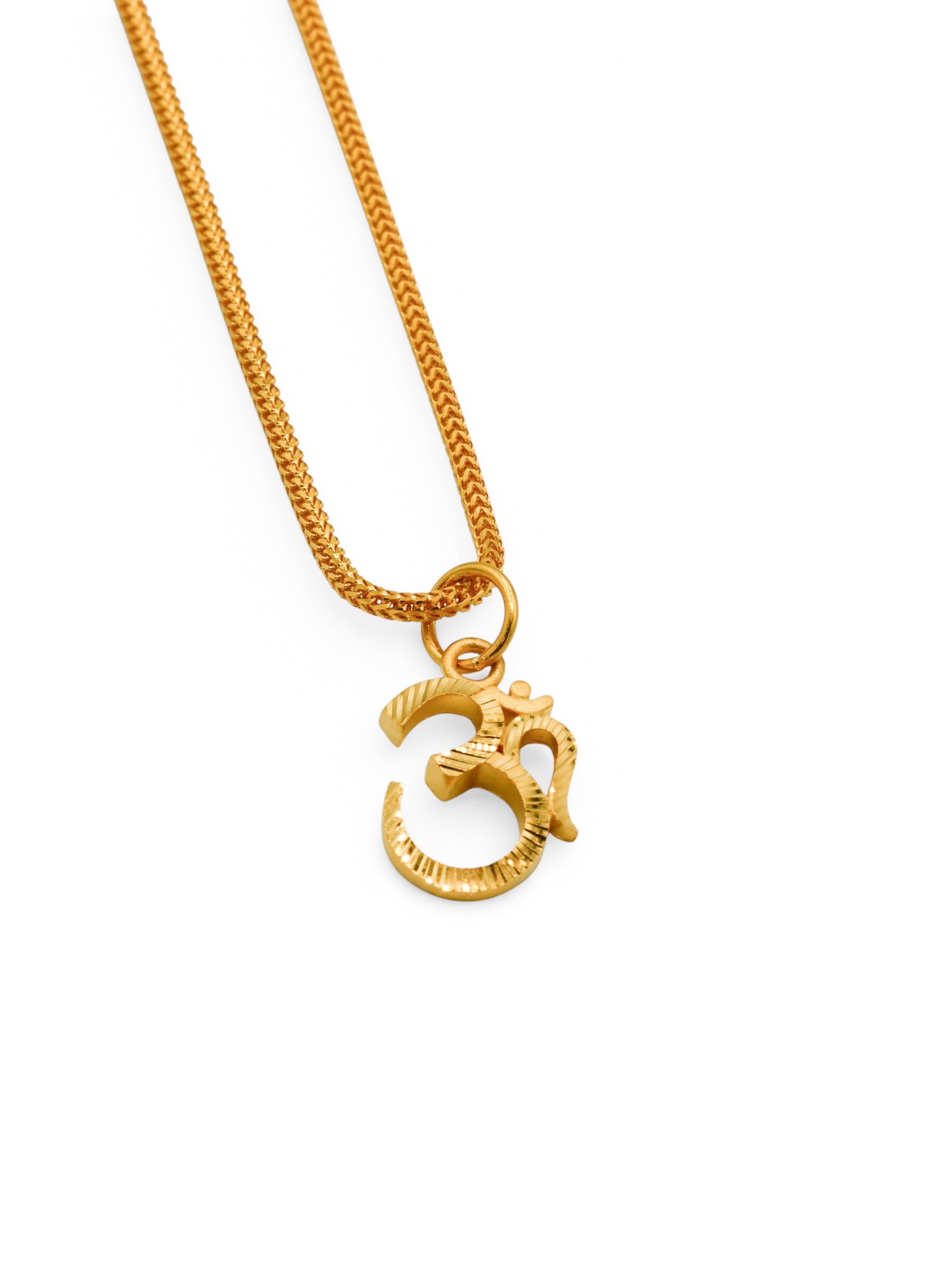 22Ct Gold Om Pendant - Roop Darshan