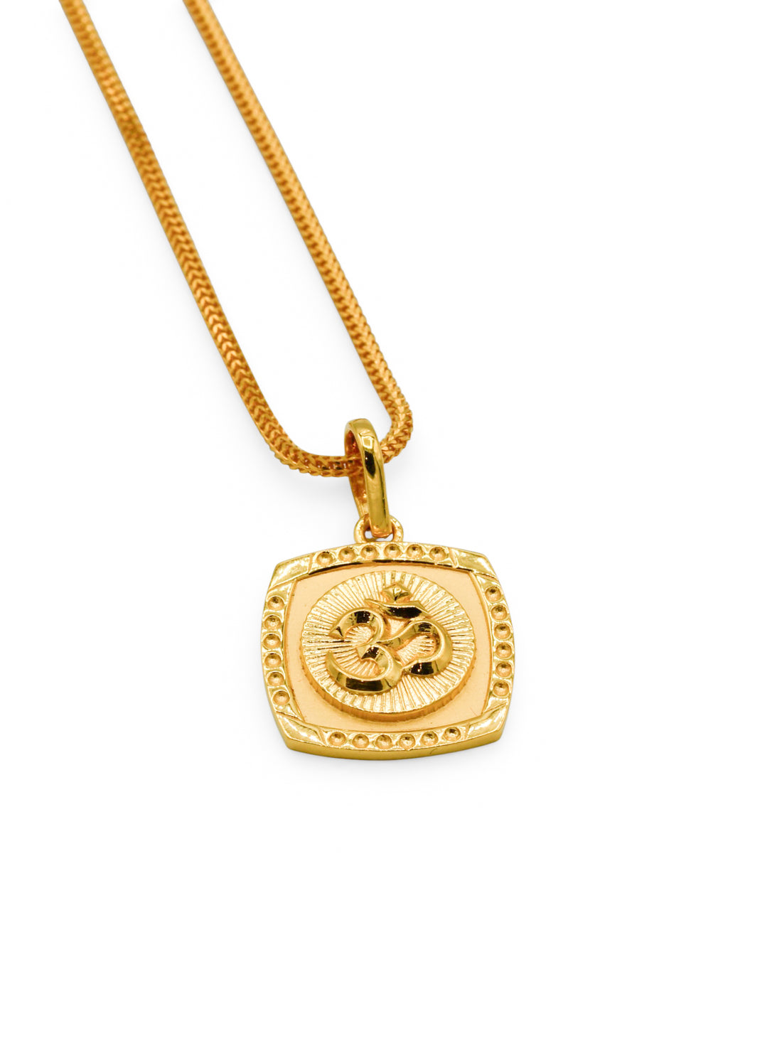 22Ct Gold Om Pendant