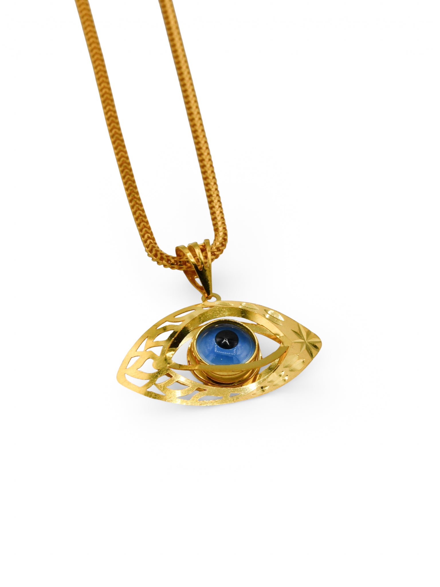 22Ct Gold Evil Eye Pendant - Roop Darshan