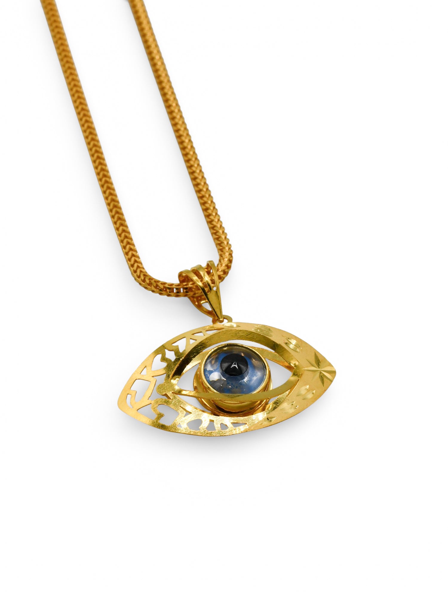 22Ct Gold Evil Eye Pendant