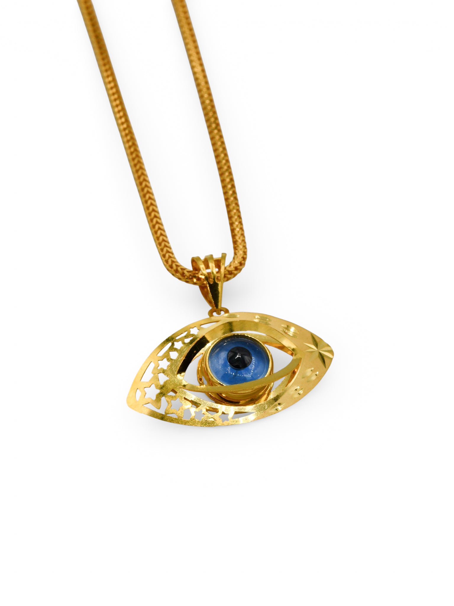 22Ct Gold Evil Eye Pendant - Roop Darshan