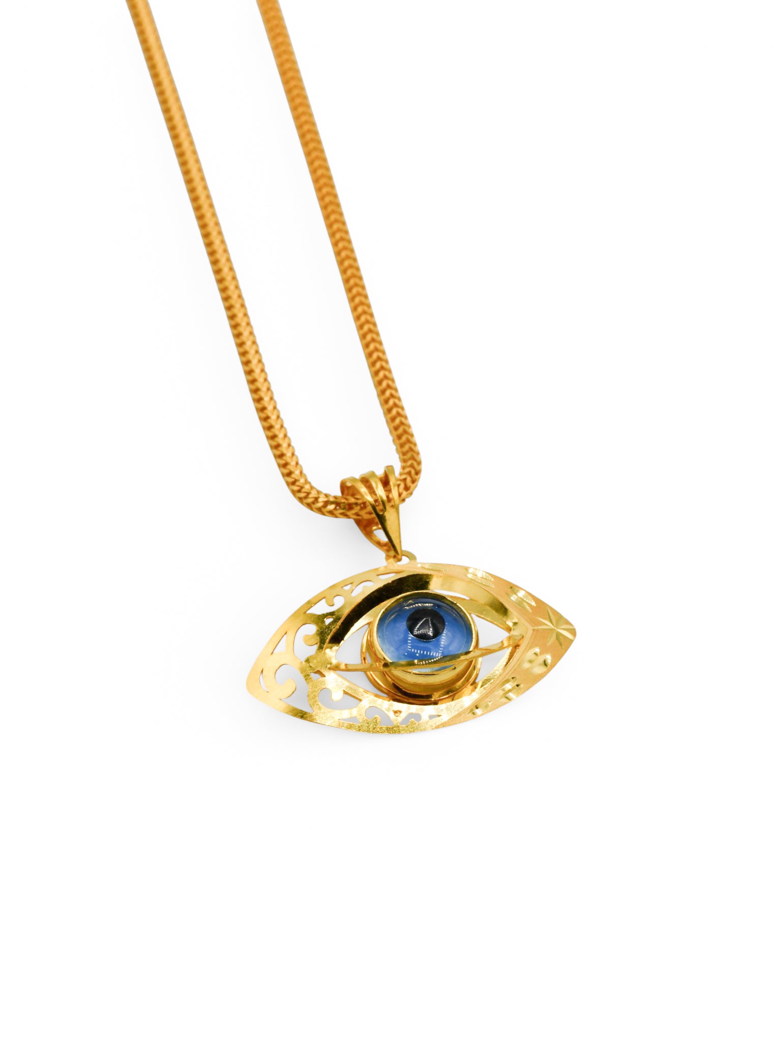 22Ct Gold Evil Eye Pendant