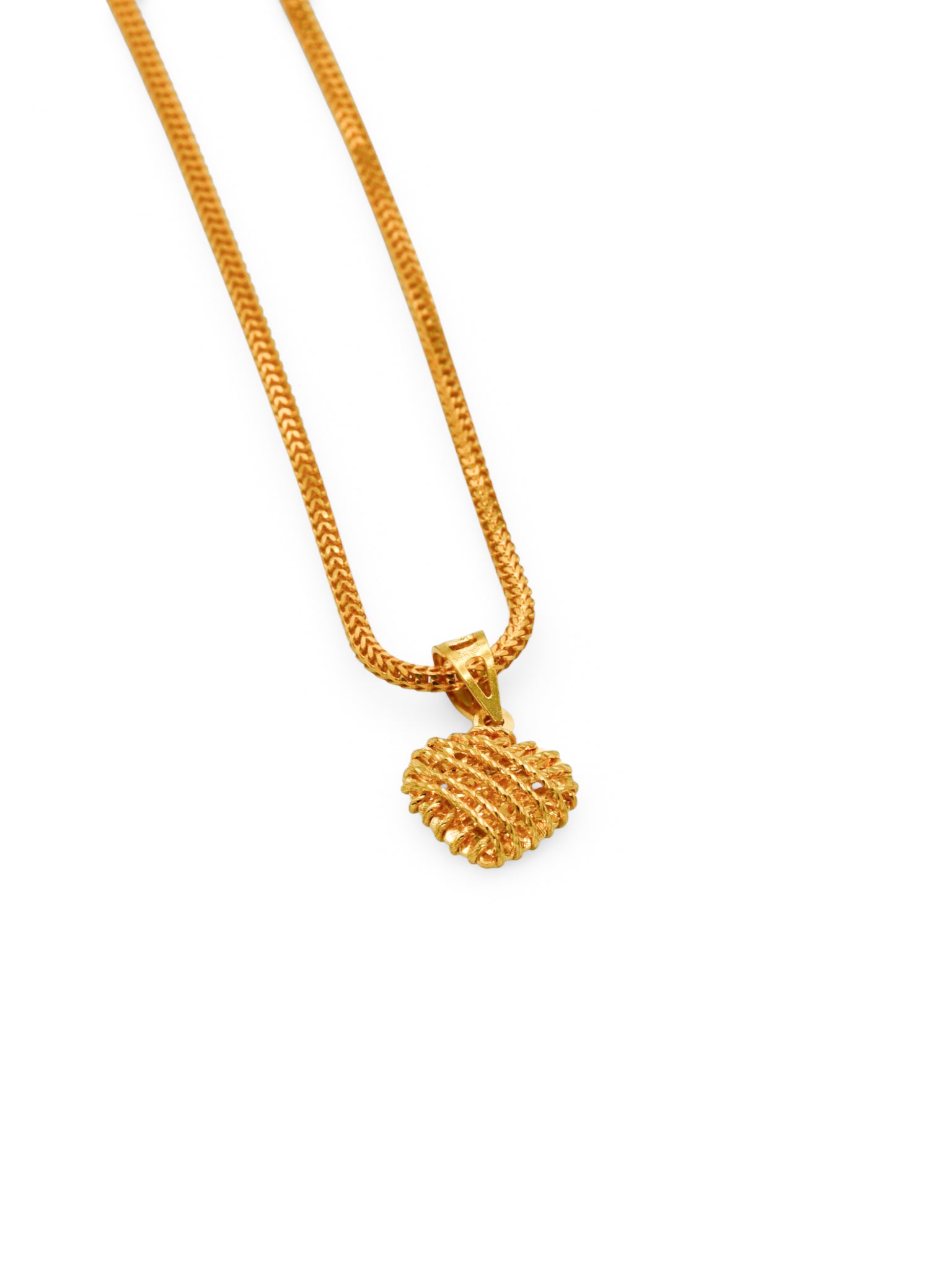 22Ct Gold Heart Pendant